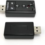 7.1 External USB Sound Card USB to Jack 3.5mm Headphone Audio Adapter Micphone Sound Card